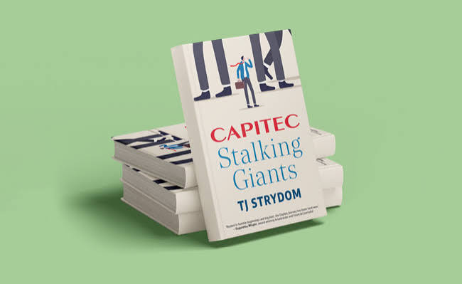 Cover of Capitec: Stalking Giants: The Story of a Challenger Bank by TJ Strydom